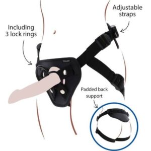 Get Real - Imbracatura Deluxe Con Cinturino Nero