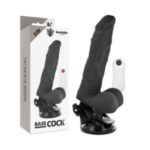 Basecock - Vibratore Articolabile Telecomando Nero 21 Cm -O- 5 Cm