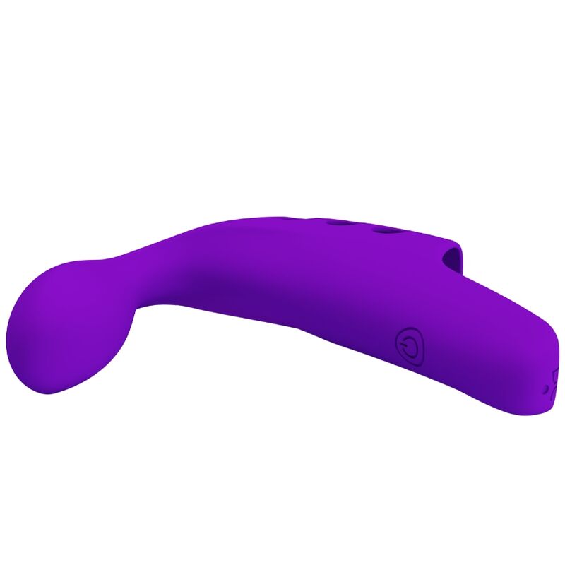 Pretty Love - Vibratore Da Dita Ricaricabile Gorgon Viola - immagine 5