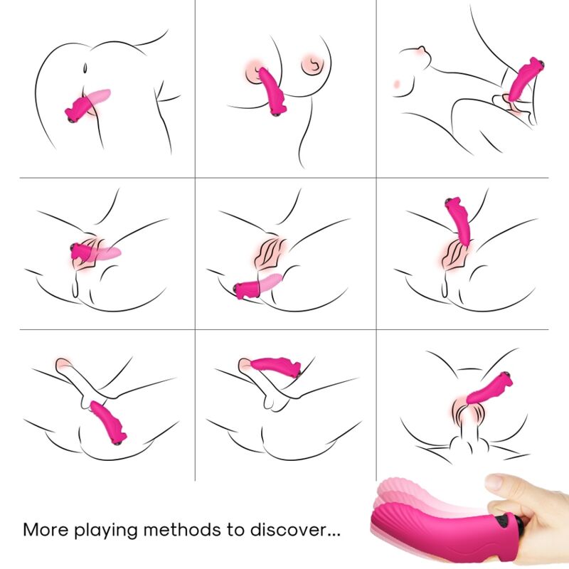 Armony - Aurora Vibratore Finger Fucsia - immagine 2