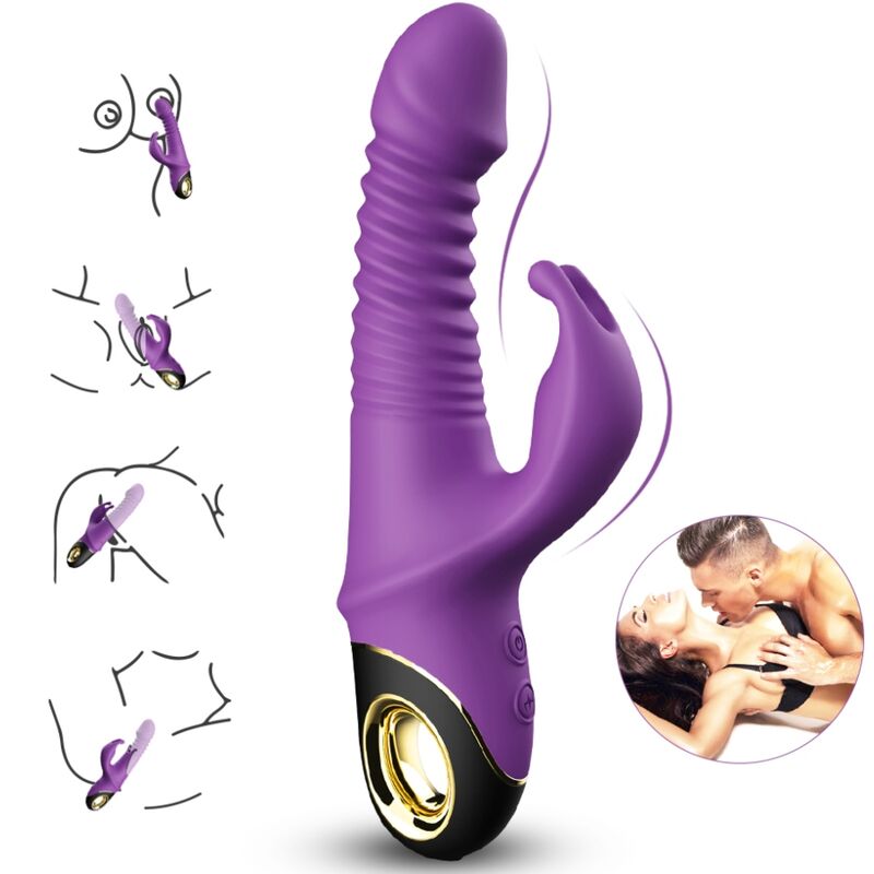 Armony - Vibratore Zing Dildo Coniglio Viola - immagine 2