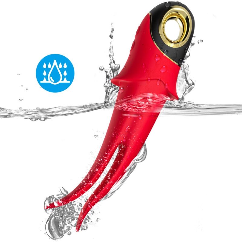 Armony - Vibratore Ombra Doppia Testa Rosso - immagine 4