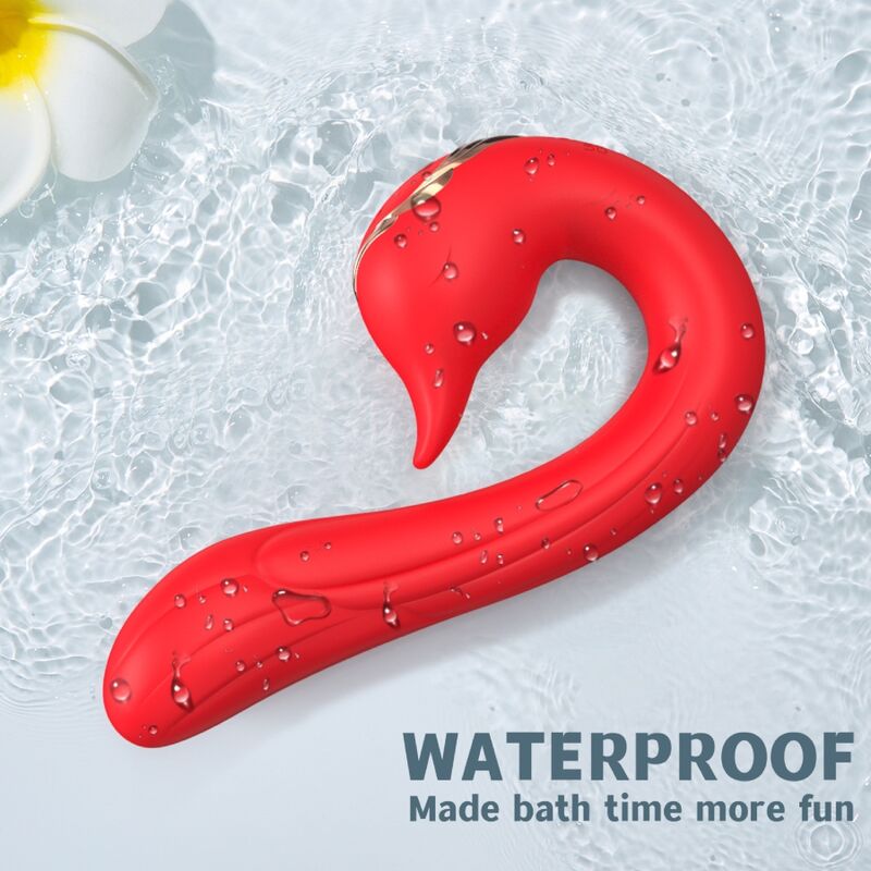Armony - Vibratore Delfin Multiposizione Ed Effetto Calore Rosso - immagine 3