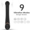 Armony - Vibratore Falt Testa In Silicone Nero