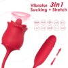 Armony - 3 In 1 Rosa, Stimolatore, Aspirazione E Su&Giù Con Coda Rossa