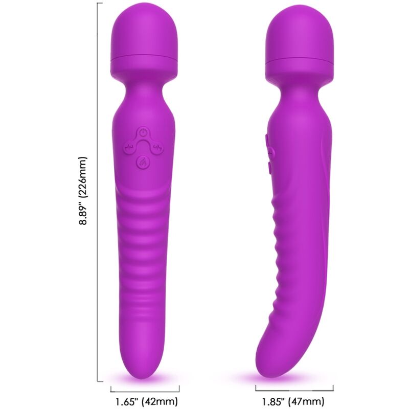 Armony - Massaggiatore E Vibratore Mission Effetto Calore Viola - immagine 2