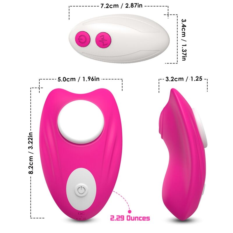 Armony - Mutandina Indossabile Con Vibratore Telecomando Butterfly Rosa - immagine 2