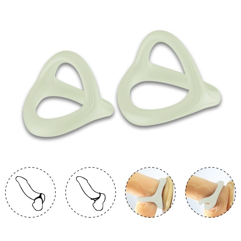 Armony - Anello Tresor Doppio In Silicone Luminoso - immagine 3