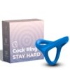 Armony - Anello Tresor Doppio In Silicone Blu