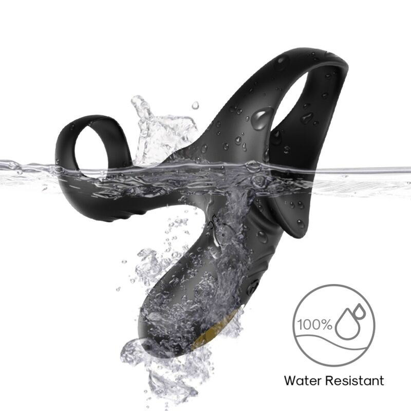 Armony - Anello Vibratore Doppio Ranger Per Coppia Nero - immagine 3