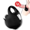 Armony - Anello Vibratore A Coppe Nero