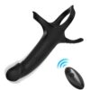 Armony - Dildo Con Anello E Vibratore Telecomando Nero