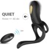 Armony - Joy Jumper Anello Vibratore Per Coppia E Plug Anale Telecomando Nero