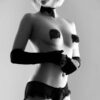 Bijoux - Copritezzoli Burlesque Lucidi Con Fiocco