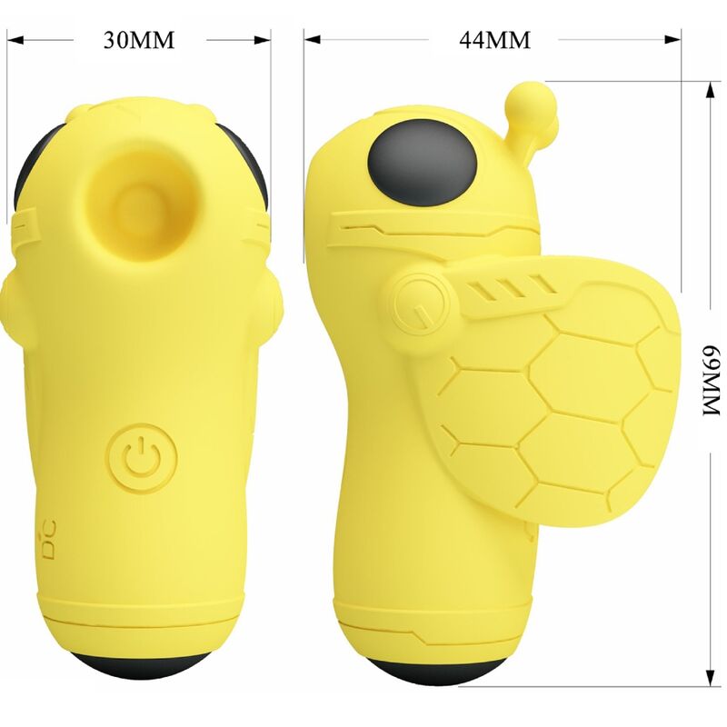 Pretty Love - Mini Giocattoli Divertenti Di Magic Bee Vibratore E Ventosa - immagine 2