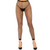 Leg Avenue - Collant A Rete Nero Alla Caviglia