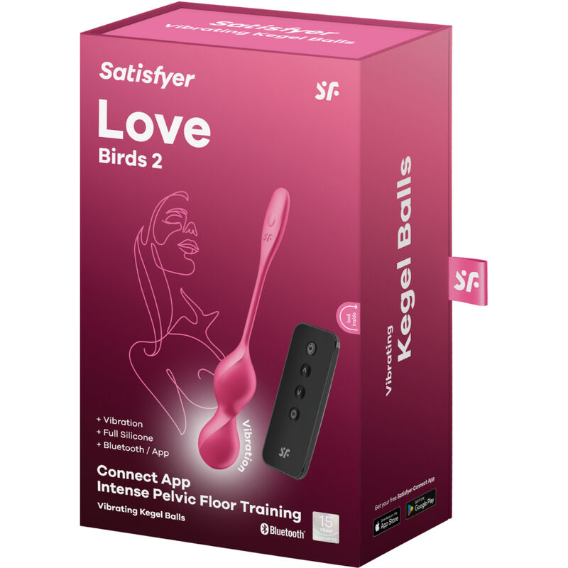 Satisfyer - Love Birds 2 Sfere Kegel Vibranti + App Gratuita - immagine 5