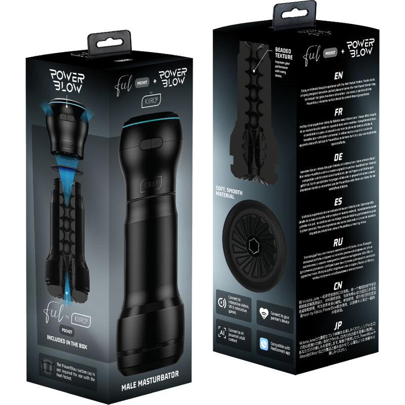 Kiiroo - Feel Pocket Masturbatore Maschile + Power Blow - immagine 5