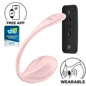 Satisfyer - Ribbed Petal Stimolatore Con Telecomando G Point Rose App Free
