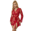 Subblime - 953782 Camicia Da Notte In Pizzo + Perizoma Rosso L/Xl