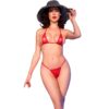 Chilirose - Cr 4840 Micro Bikini Rosso S/M