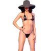 Chilirose - Cr 4840 Micro Bikini Nero S/M