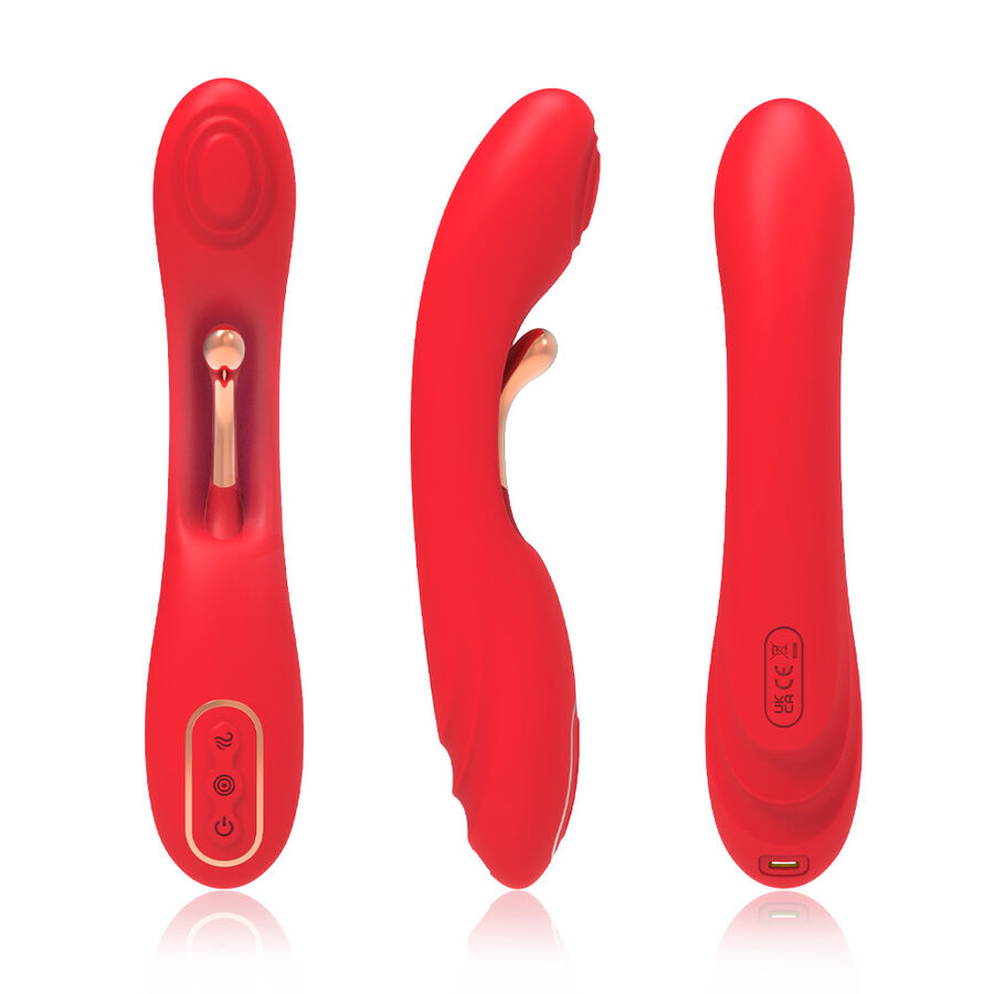 Armony - Vibratore Con Lingua Oscillante Rosso - immagine 3