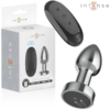 Intense - Plug Anale 10 Vibrazioni Metallo Con Telecomando S