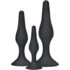 Toyjoy - Anal Play Curvy Companions Plug Anale 3 Pezzi Nero