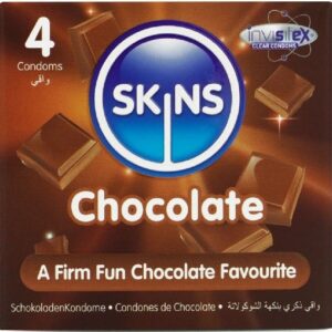 Skins - Preservativi Premium Al Cioccolato Confezione Da 4