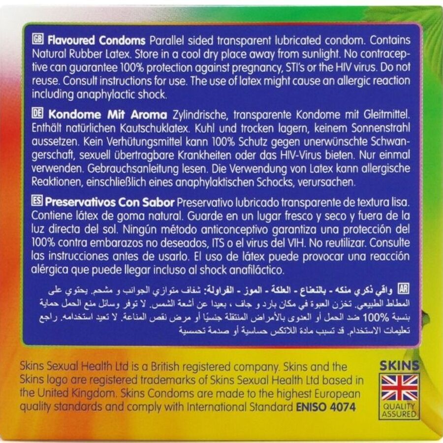 Skins - Preservativi Multigusto Premium Confezione Da 4 - immagine 4