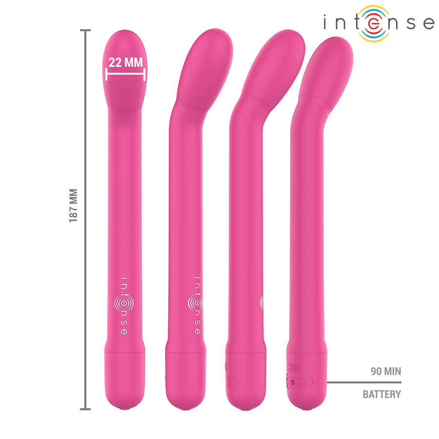 Intense - Karlie Stimolatore Punto G Ricaricabile Rosa - immagine 3