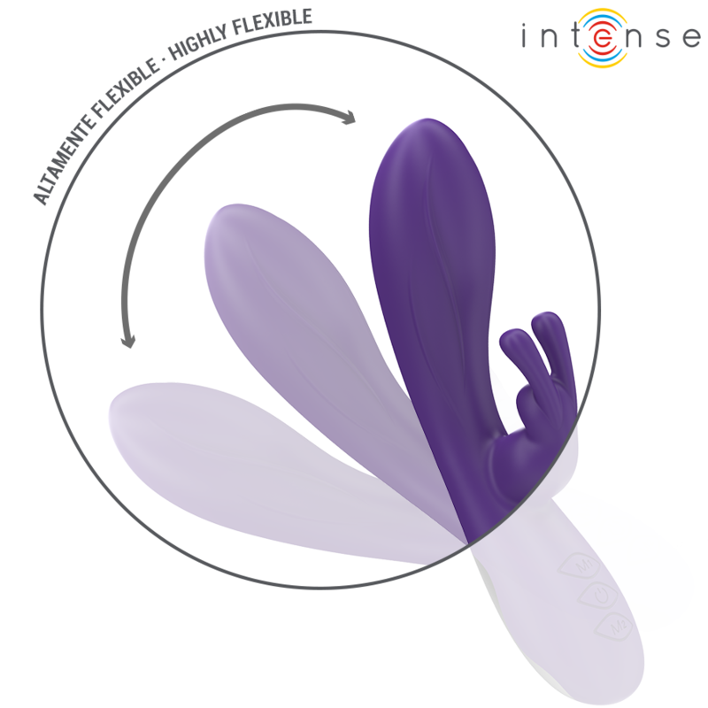 Intense - Vibratore Randall Rabbit 10 Vibrazioni Viola - immagine 4