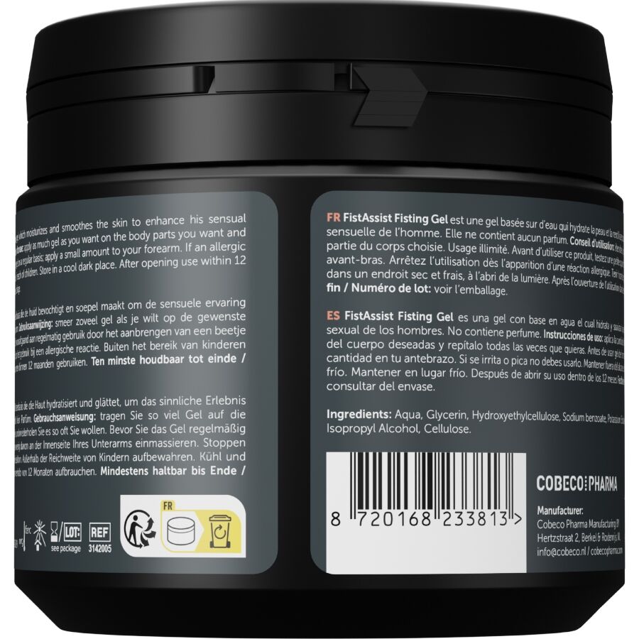 Cobeco - Fist Assist Fisting Gel Extra-Denso A Base D'acqua 500 Ml - immagine 2