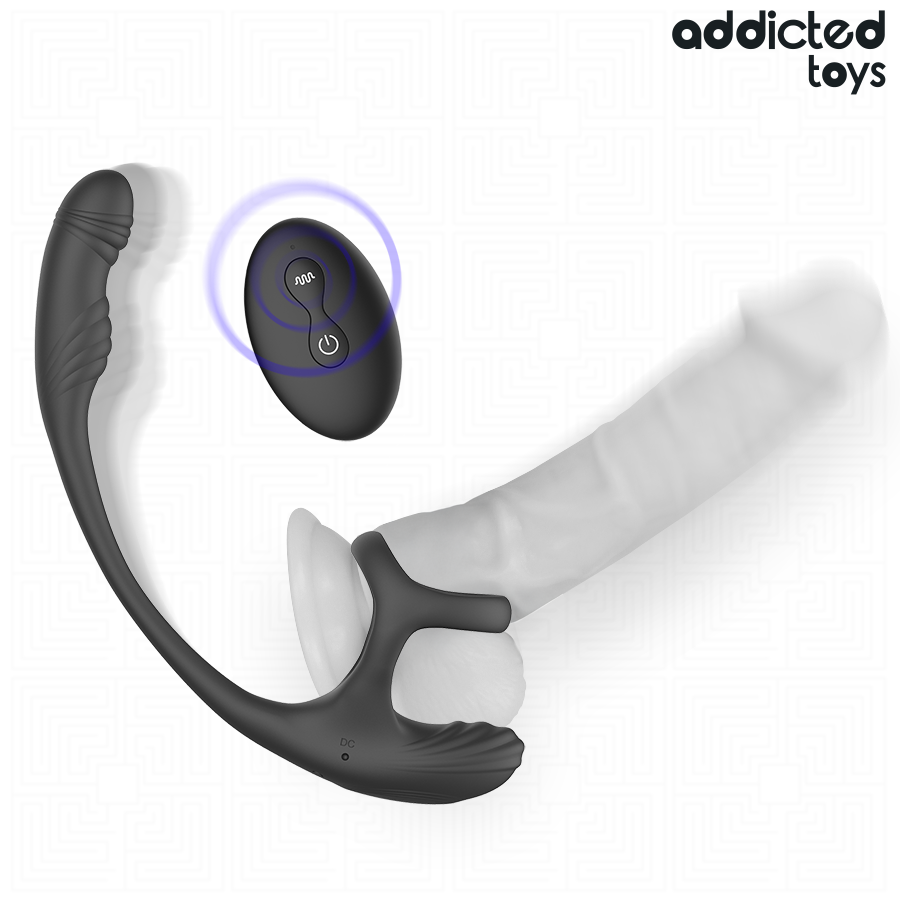 Addicted Toys - Plug Anale Con Vibrazione E Oscillazione A 360º E Stimolatore Dei Testicoli - immagine 4