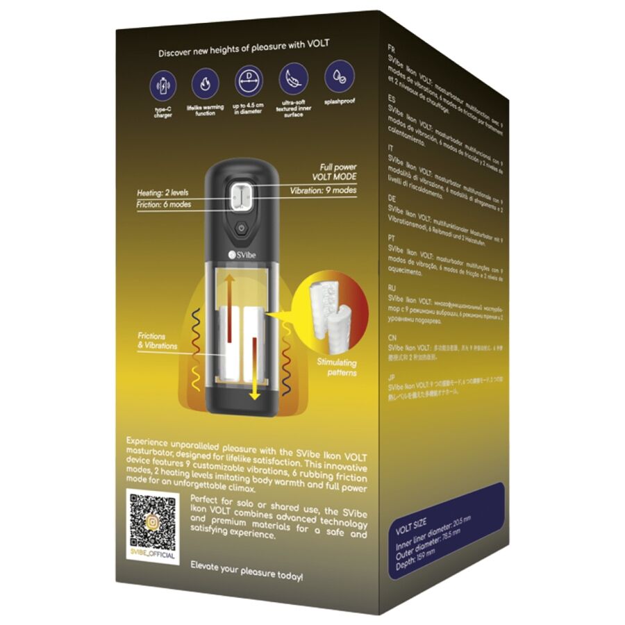 Snail Vibe - Masturbatore Ikon Volt Con Effetto Calore E Attrito - immagine 6