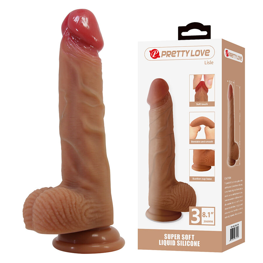 Pretty Love - Lisle Dildo Realistico Con Ventosa 20,6 Cm -Ø- 4,2 Cm - immagine 2