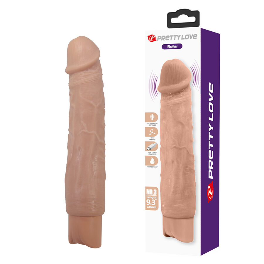 Pretty Love - Rufus Vibratore Realistico Flessibile - immagine 2