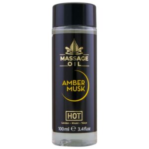 Hot - Olio Da Massaggio Ambra E Muschio 100 Ml