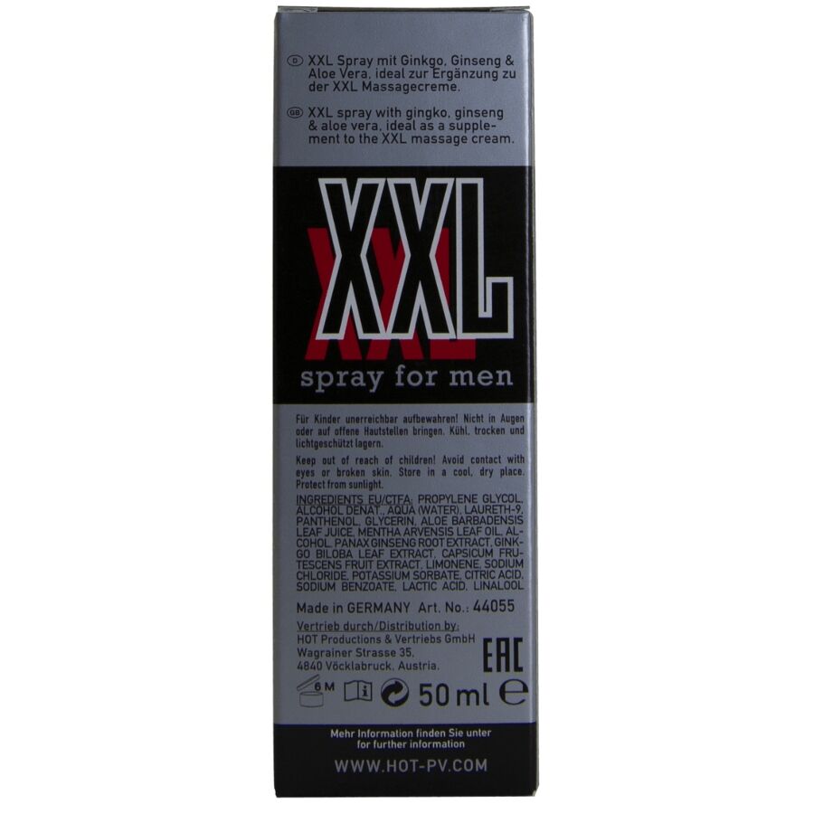 Hot - Spray Xxl Per Uomo 50 Ml - immagine 5