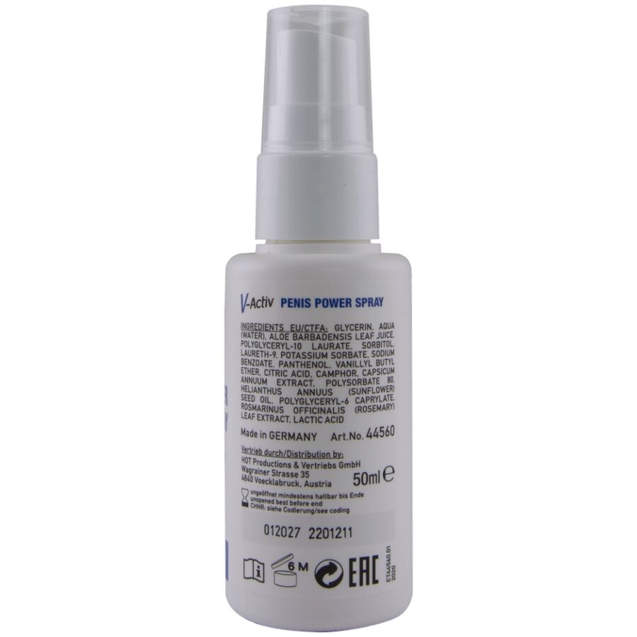 Hot - V-Activ Penis Power Spray Per Uomo 50 Ml - immagine 2