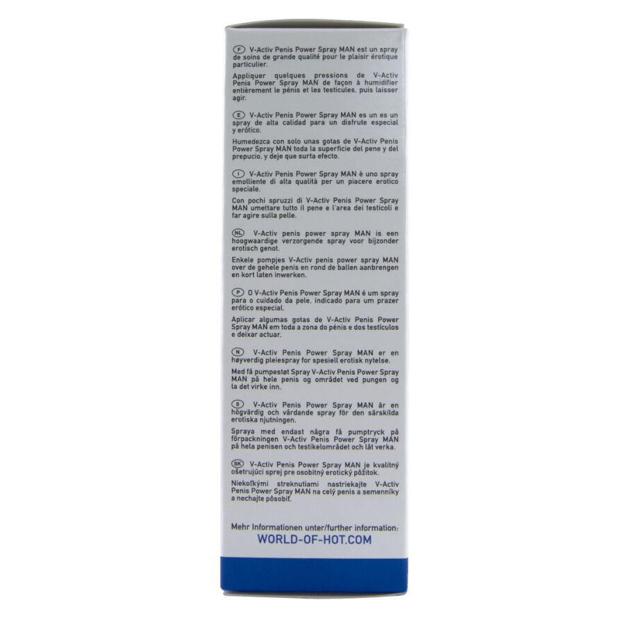 Hot - V-Activ Penis Power Spray Per Uomo 50 Ml - immagine 6