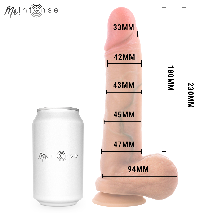 Mr Intense - Gary L Pene In Silicone Ultra-Realistico Con Testicoli 23 Cm - Ø- 4,7 Cm - immagine 4