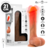 Mr Intense - Dildo Vibrante In Silicone Bradley Con Effetto Calore E Telecomando 21 Cm -Ø- 4,2 Cm