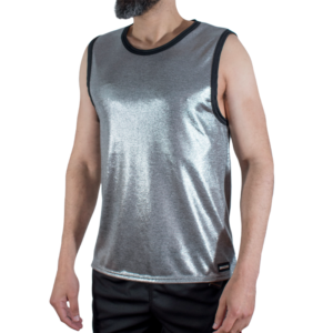 Macho - T-Shirt Con Glitter Fini L/Xl