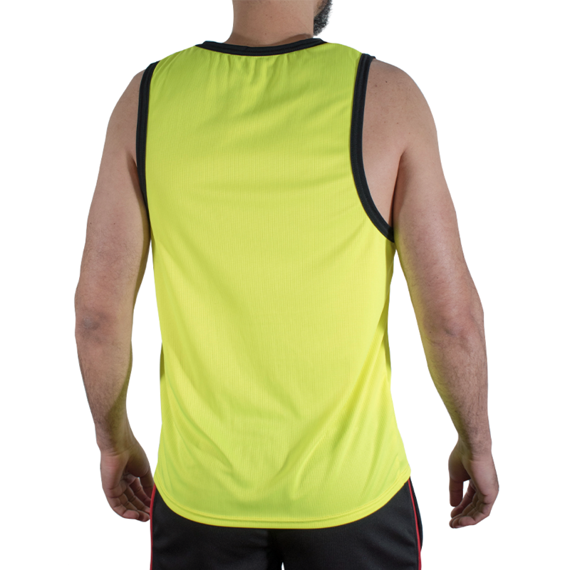 Macho - Cmv001 T-Shirt Da Palestra Gialla S/M - immagine 2