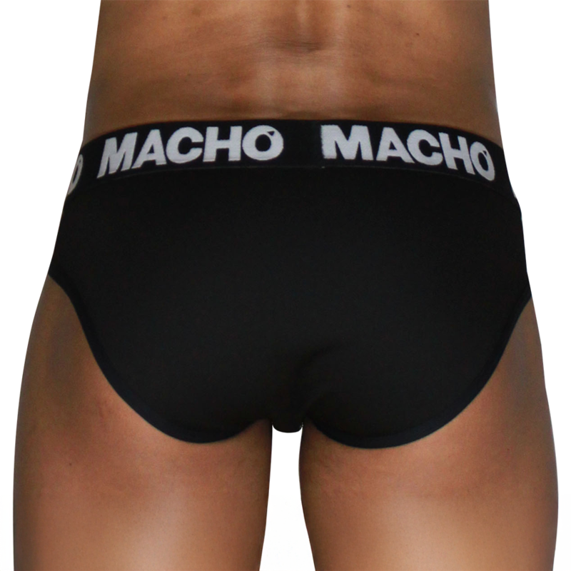 Macho - Mch007 Classic Slip Black + Black - immagine 3