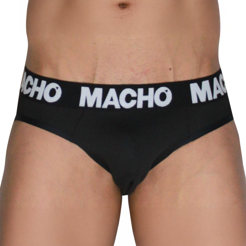 Macho - Mch007 Classic Slip Black + Black - immagine 2