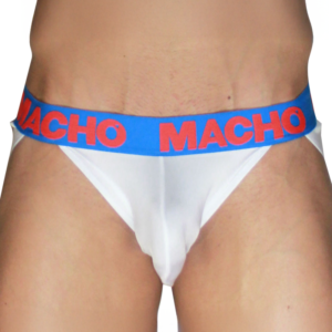 Macho - Mx29az Giubbotto Bianco + Blu Scuro