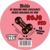 Diablo Picante - Stampo Per Cioccolato Con 12 Peni In Silicone Da Appendere Rosso